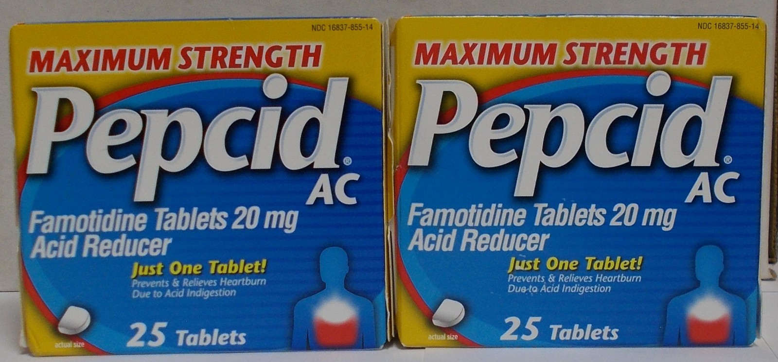 Pepcid AC Maximum Strength Acid Reducer 20mg Tablets 2X25=50 Count