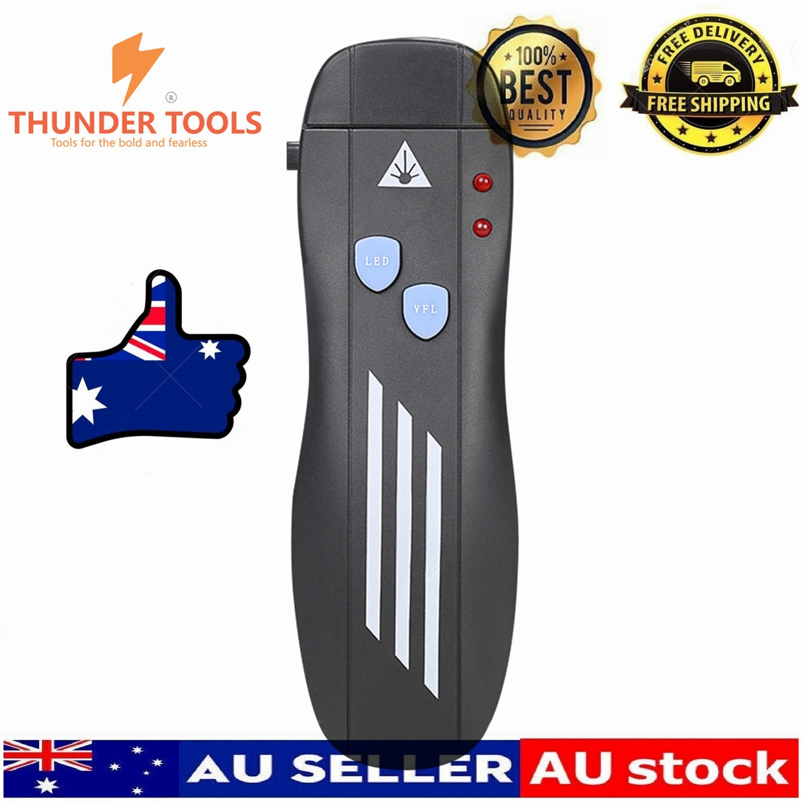 Thunder Tools AUA-5G 1mW Visual Fault Locator Kit with 2.5mm Universal
