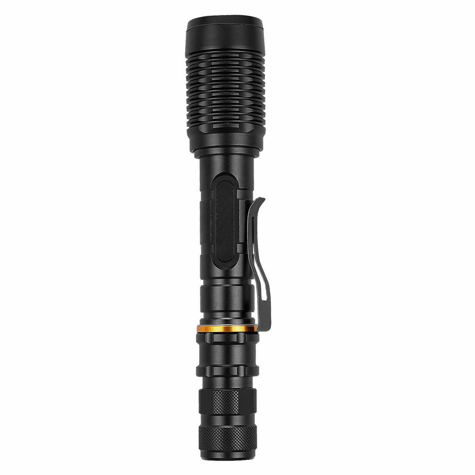 2Pack LED Flashlight For Tactical Police LED Bright 5 Mode Zoomable Torch