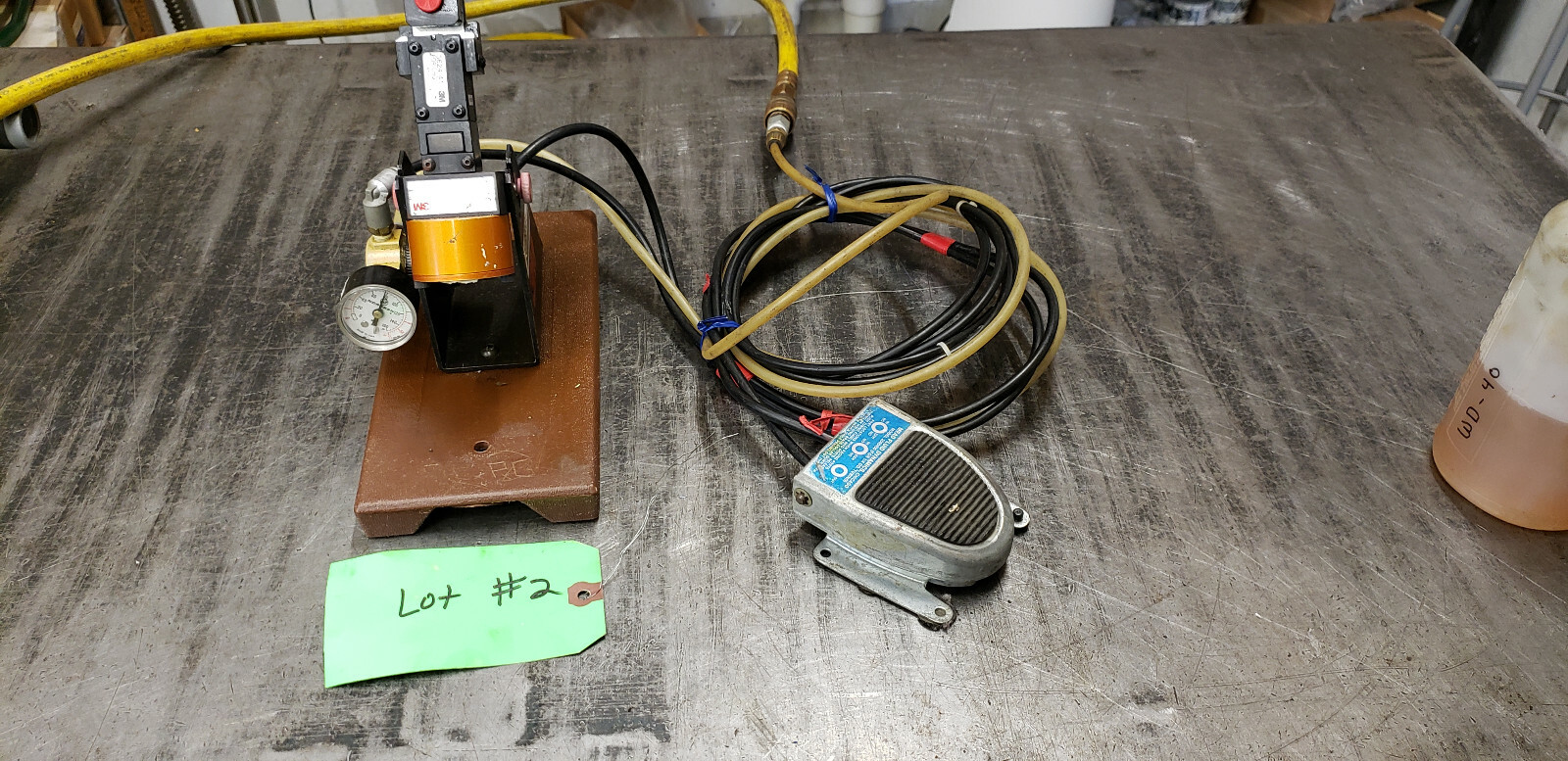3M CHG Crimp Tool 3624-41 Pneumatic Activator 3850 Weight Kit w/Foot Pedal lot#2