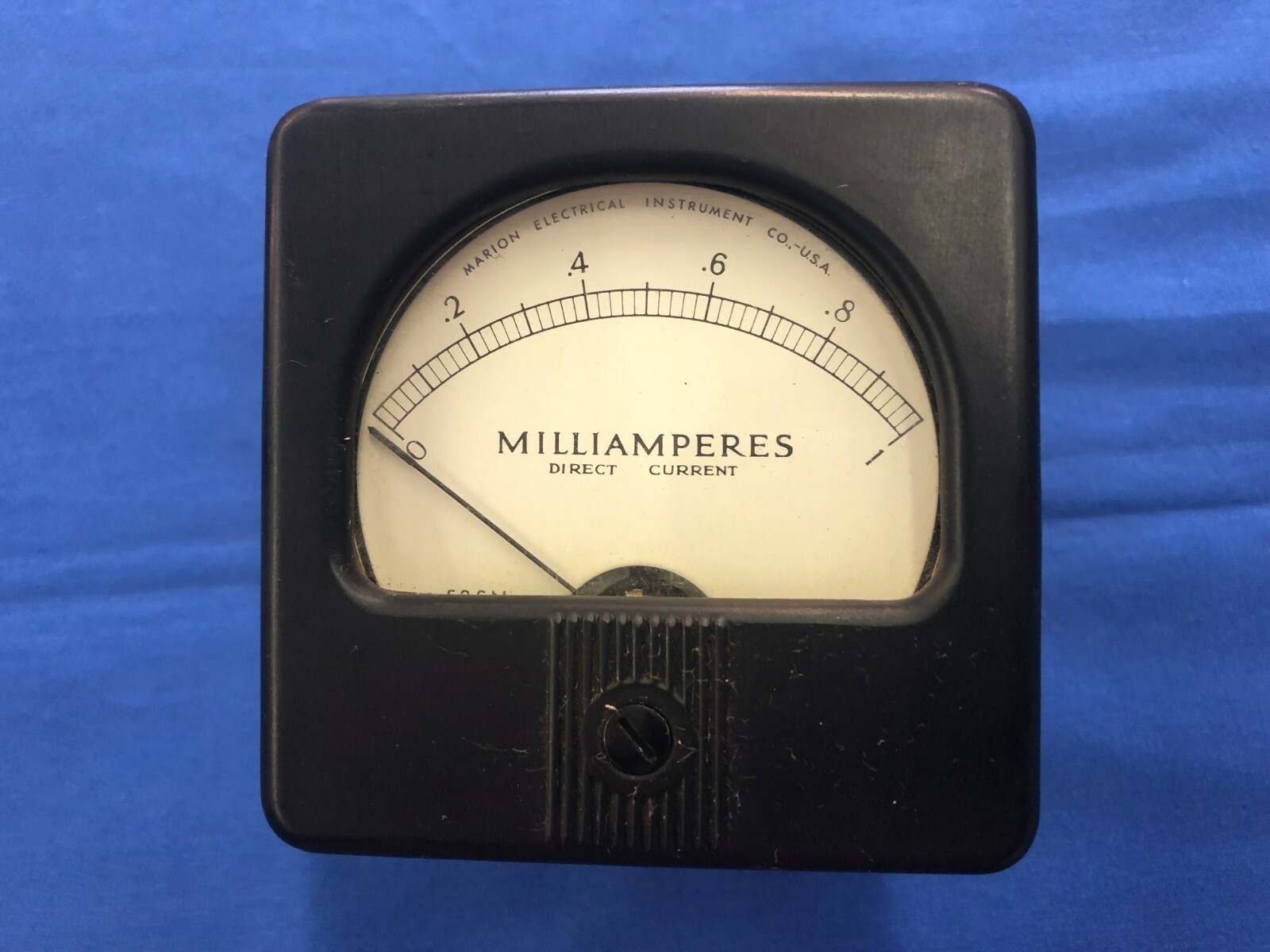 Milliamperes Panel Meter Marion Electrical Good Shape Untested (#3)