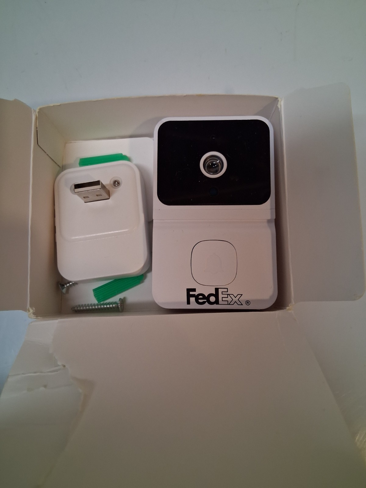 Video Doorbell App Compatible Wifi Compatible With Fedex Logo