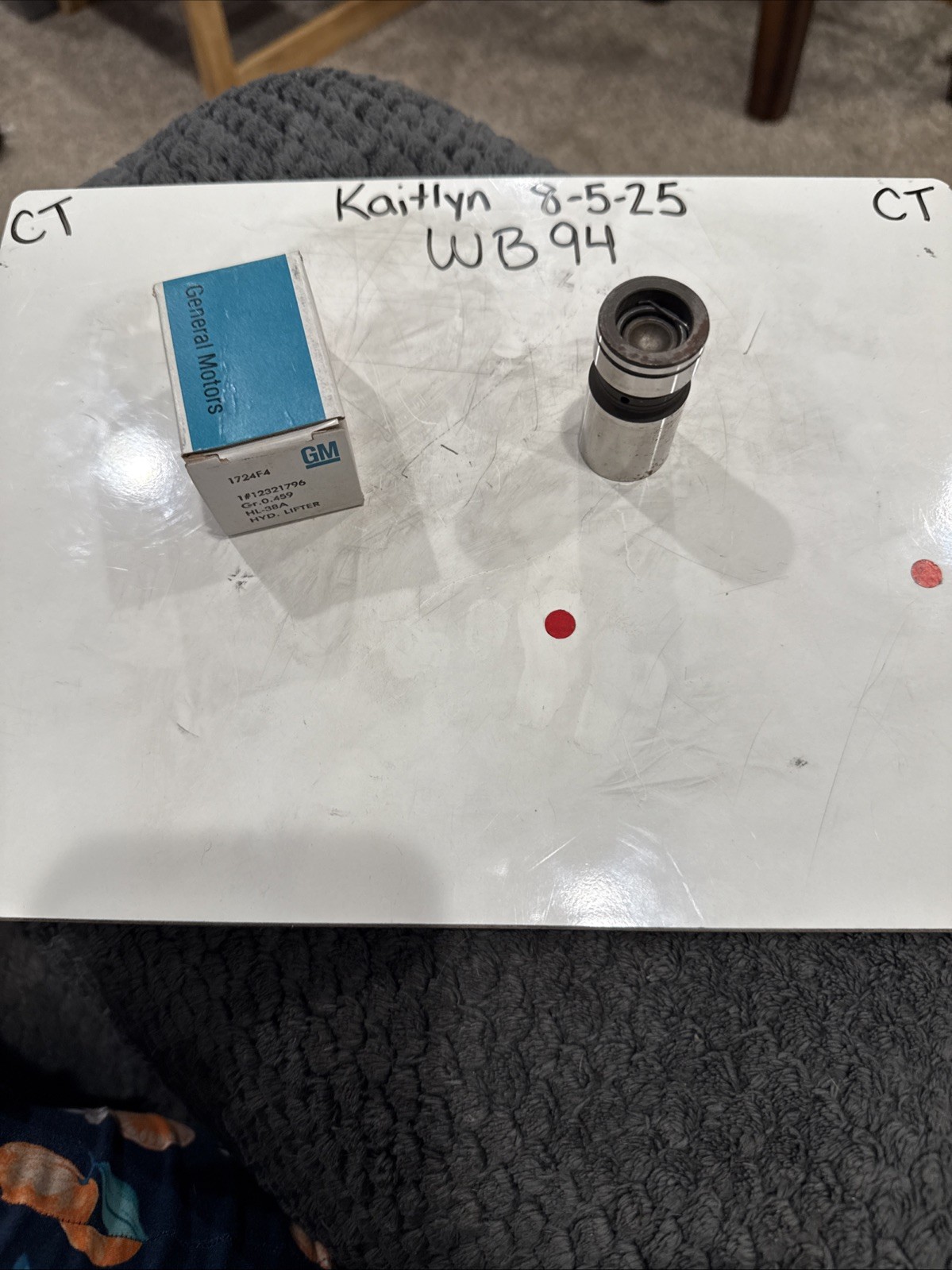 Genuine GM 12321796 VALVE LIFT, May Have Surface Rust