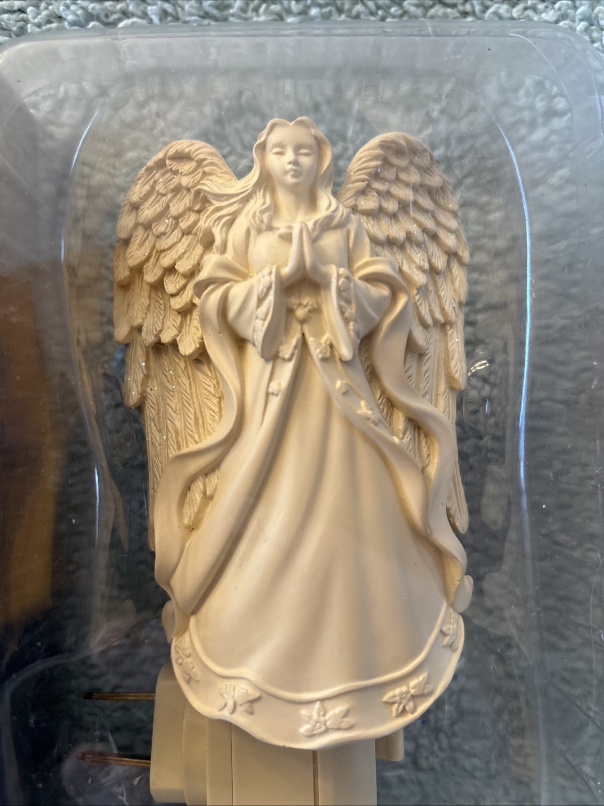 Beautiful Night Lamp Light Angel Star Serene On/off Switch LOC ED