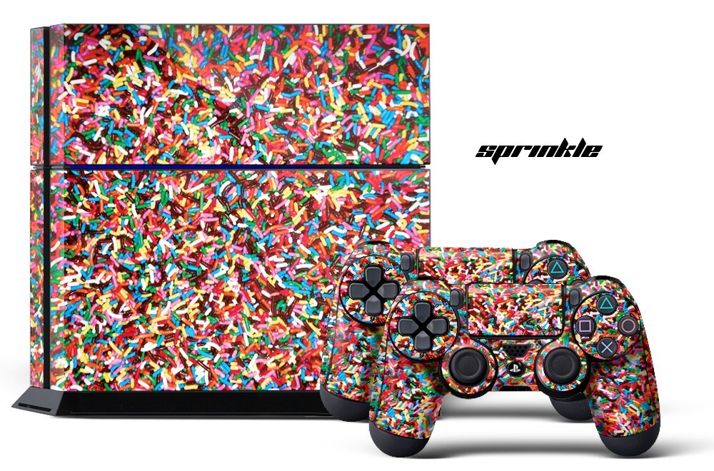 Graphics kit Sticker Skin Decal Wrap for PS4 Playstation 4 SPRINKLES