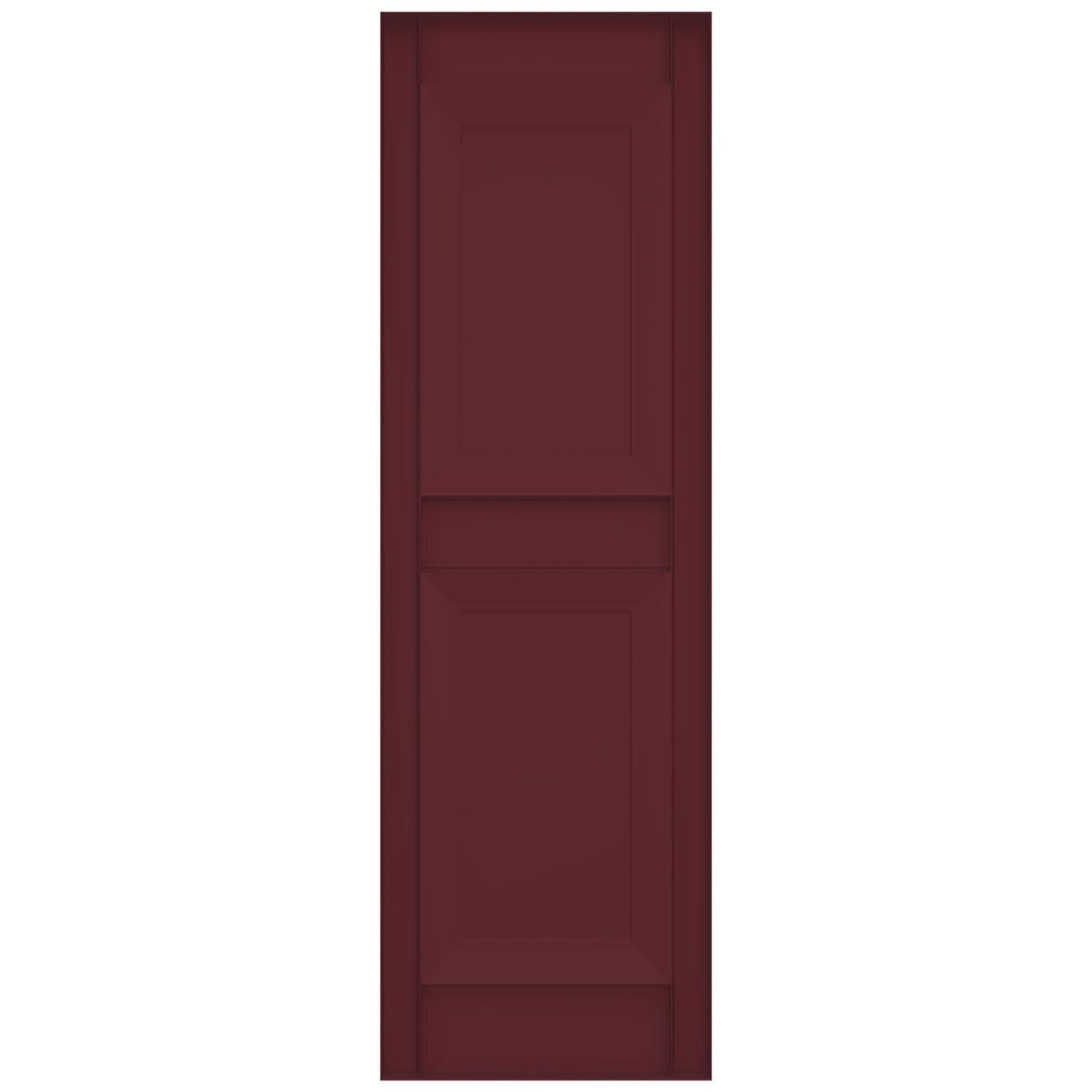 Ekena Millwork Lifetime Vinyl LP2S14X03500WN Standard Two Equal Panel Vinyls,...