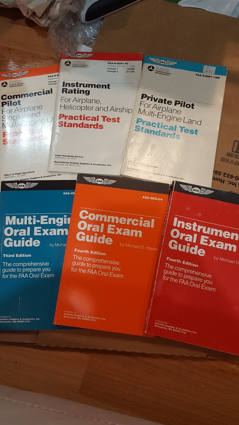 ASA PRACTICAL TEST STANDARDS AND ORAL EXAM GUIDES FROM THE 90S