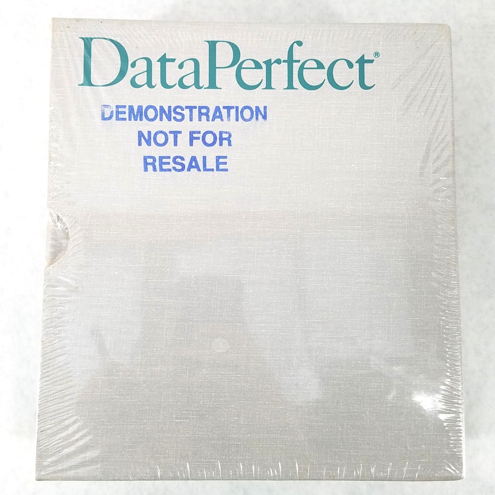 DataPerfect Version 2.1 Software w/Workbook for IBM PCs - 1989 - SEALED