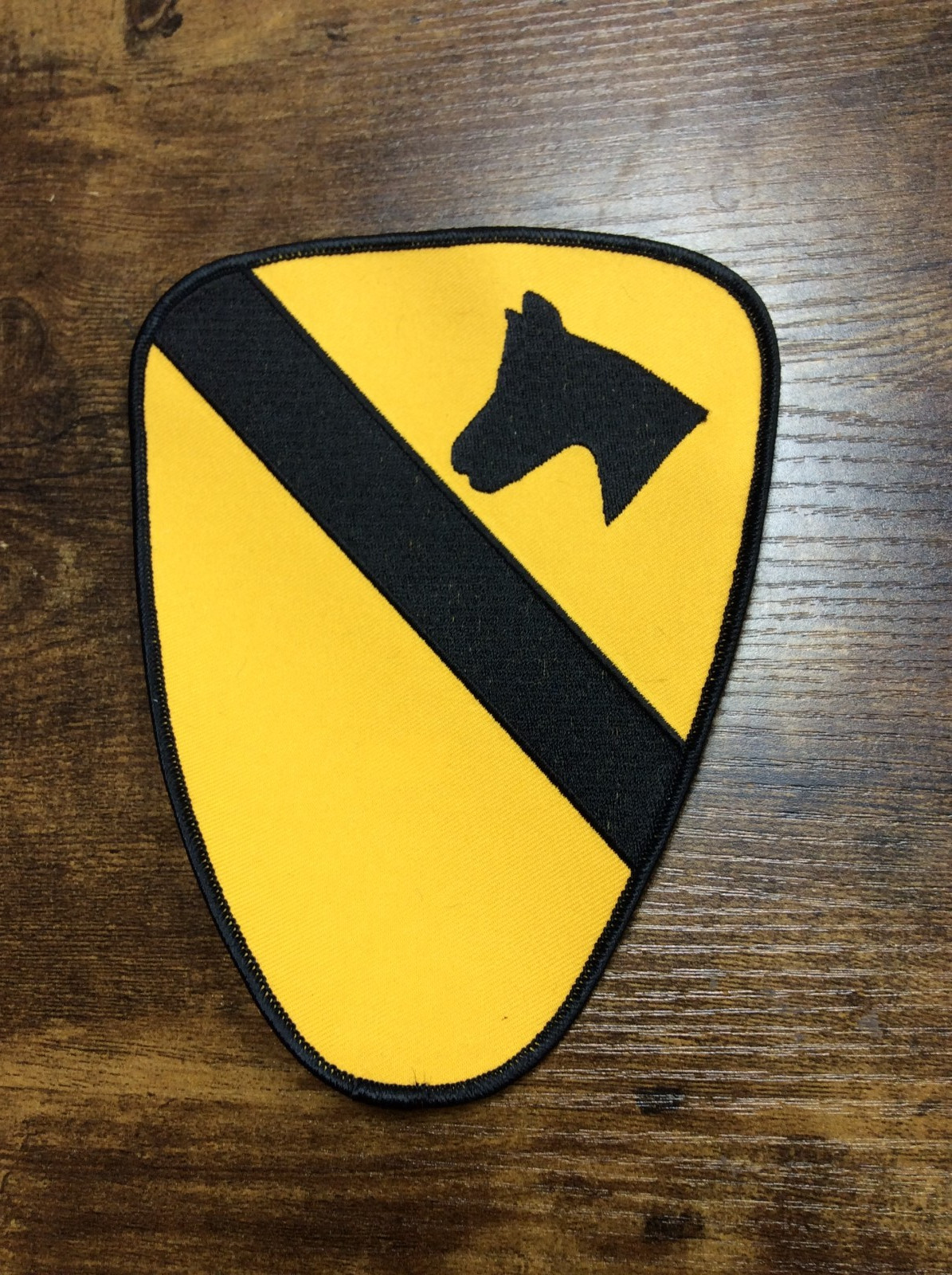 US ARMY 1st CAVALRY DIVISION SEW-ON EMBROIDERED PATCH 9 X 7.5"