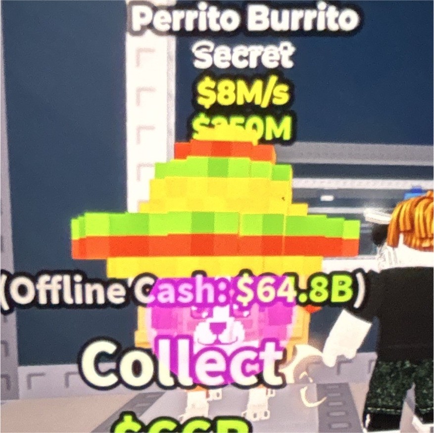 Roblox Perrito Burrito Secret Game Item/Asset Virtual Collectible