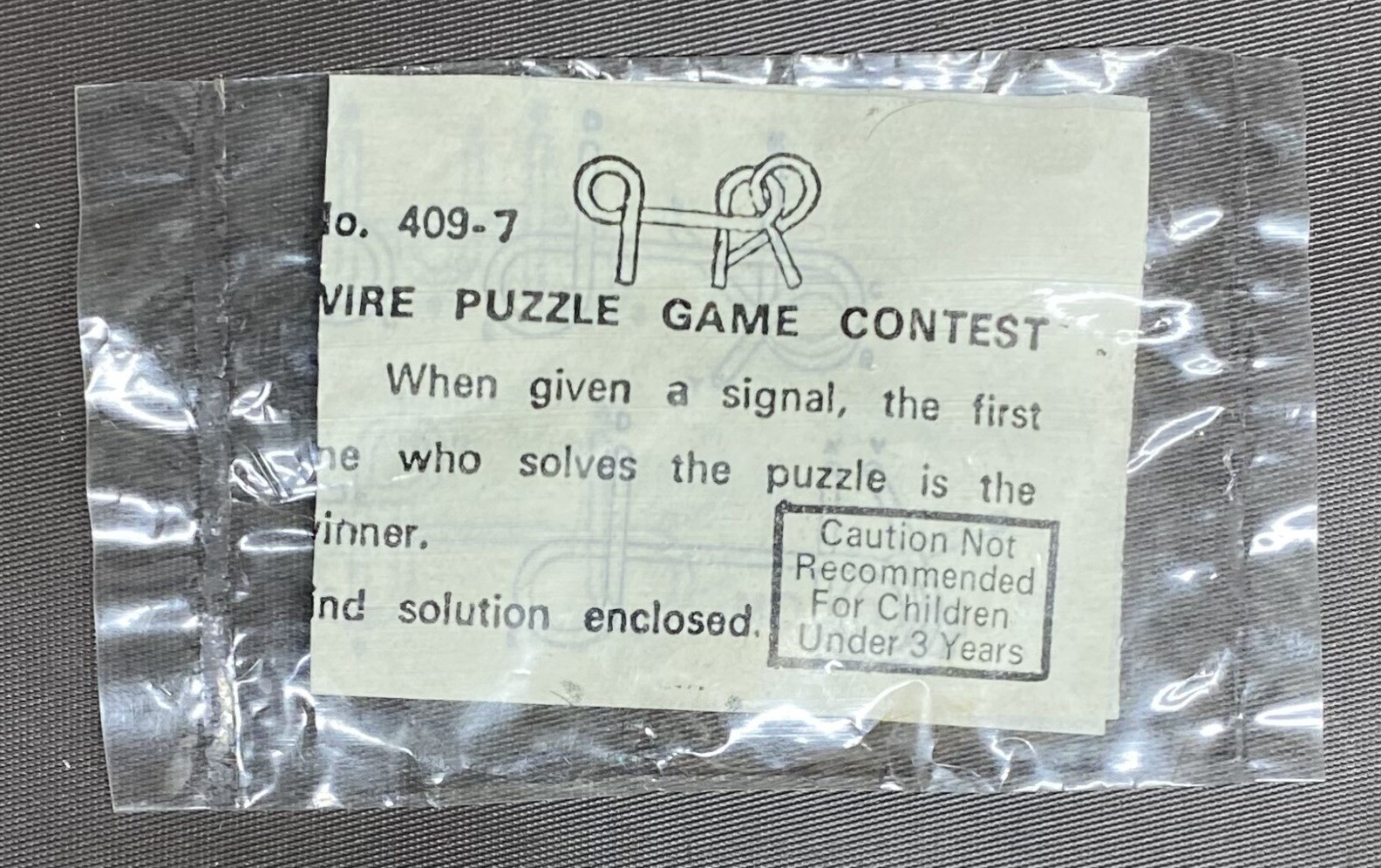 Vintage Fun For Everyone Magic Tricks Wire Puzzle Lot