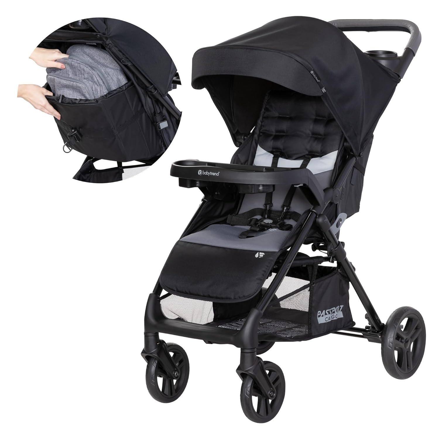 Passport® Cargo Stroller, Fieldstone Grey
