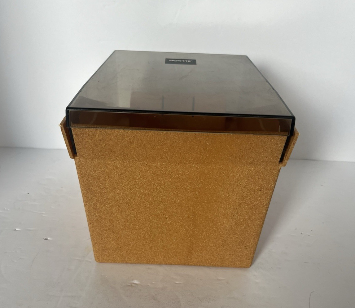 Vintage Allsop Disk File/60 5.25" Floppy Disk Storage Case Organizer