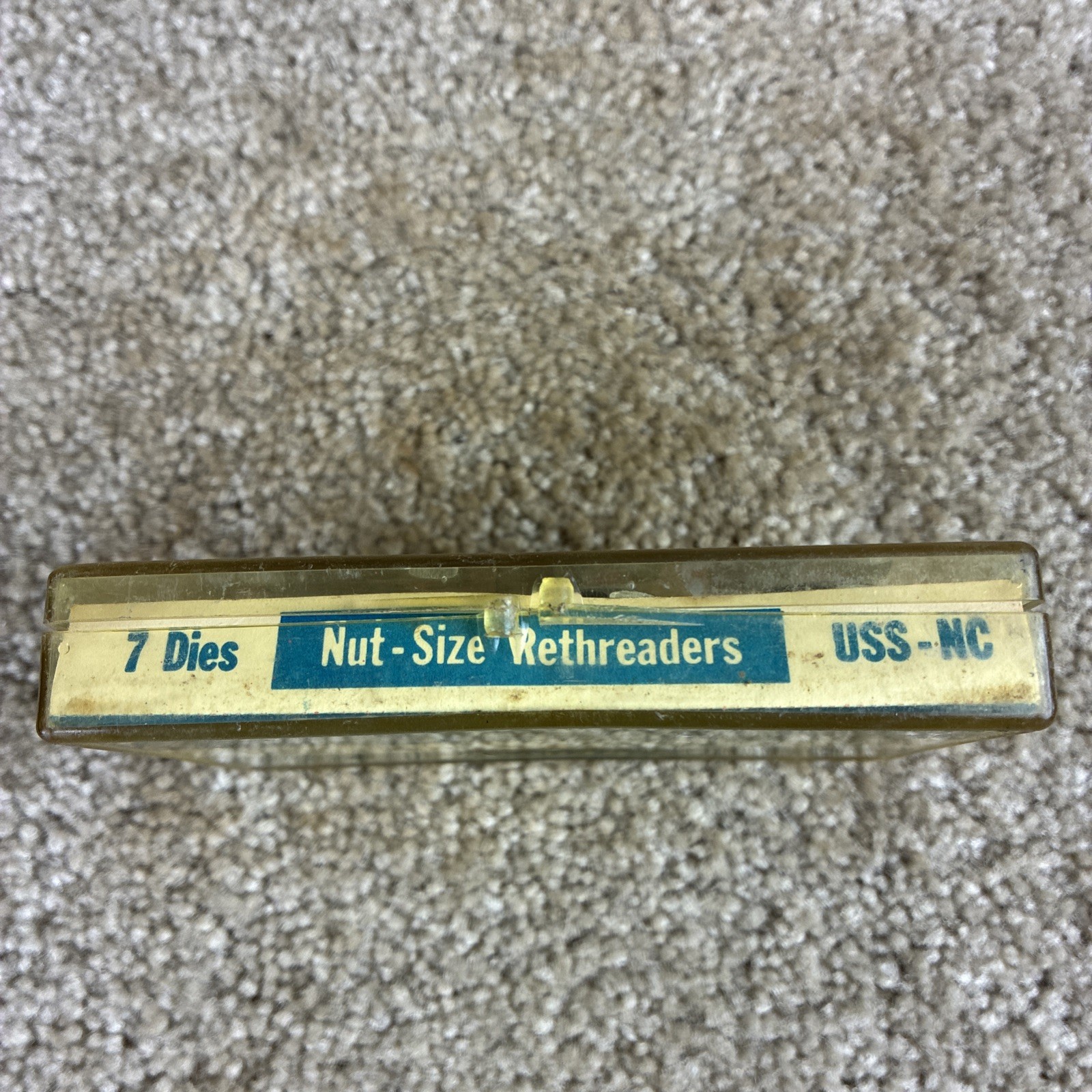 Snap-On TRC7A Rethreader Dies 7Pcs. Original Case Good Condition