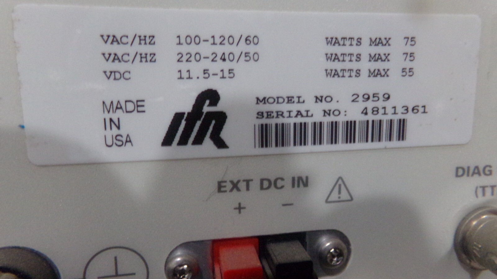 IFR Model: 2959 Multi-Cellular Test Set