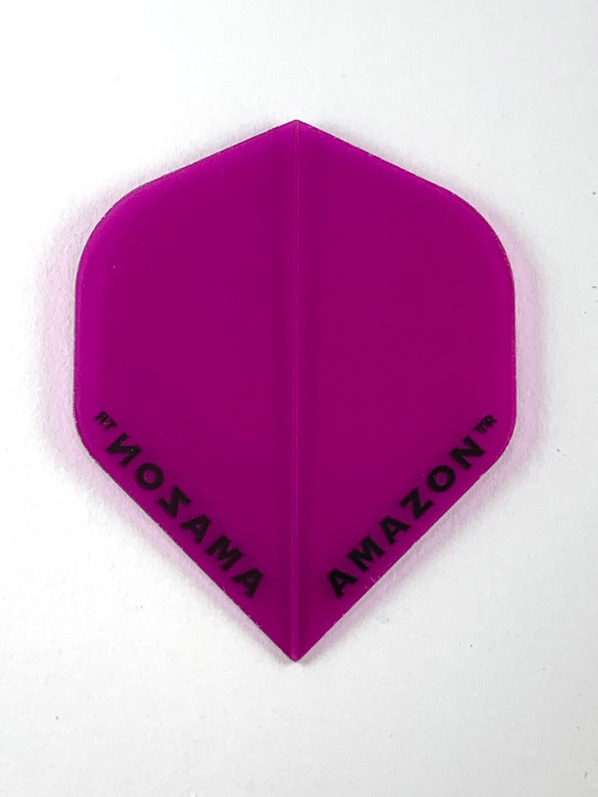 New Standard Darts Flights 3 Set of 3 CLEAR PURPLE Ruthless Amazon Steel or Soft