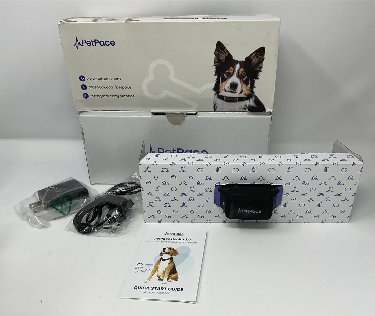 PetPace Health 2.0 Smart Collar Dog Health Monitor Medium Model PC2 USA