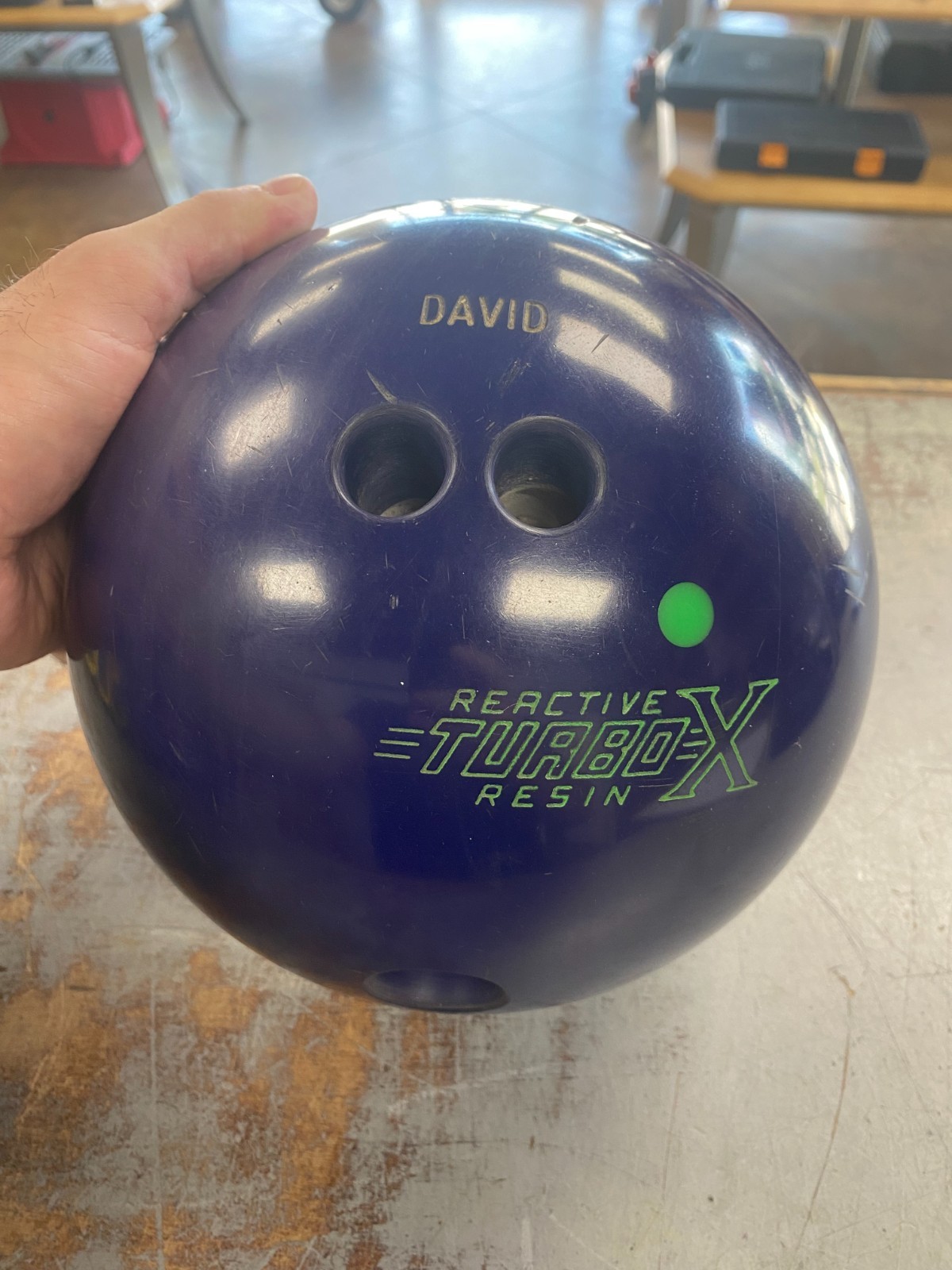 Ebonite Reactive Turbo X Resin Bowling Ball 15lbs