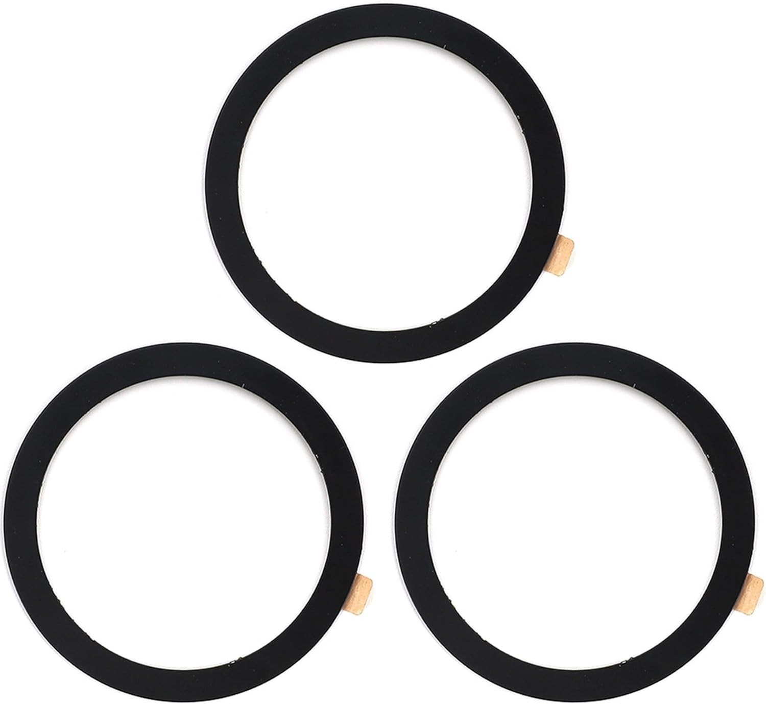 Durable Universal Magnetic Adapter Ring for Secure Phone Mounting - 3 Count