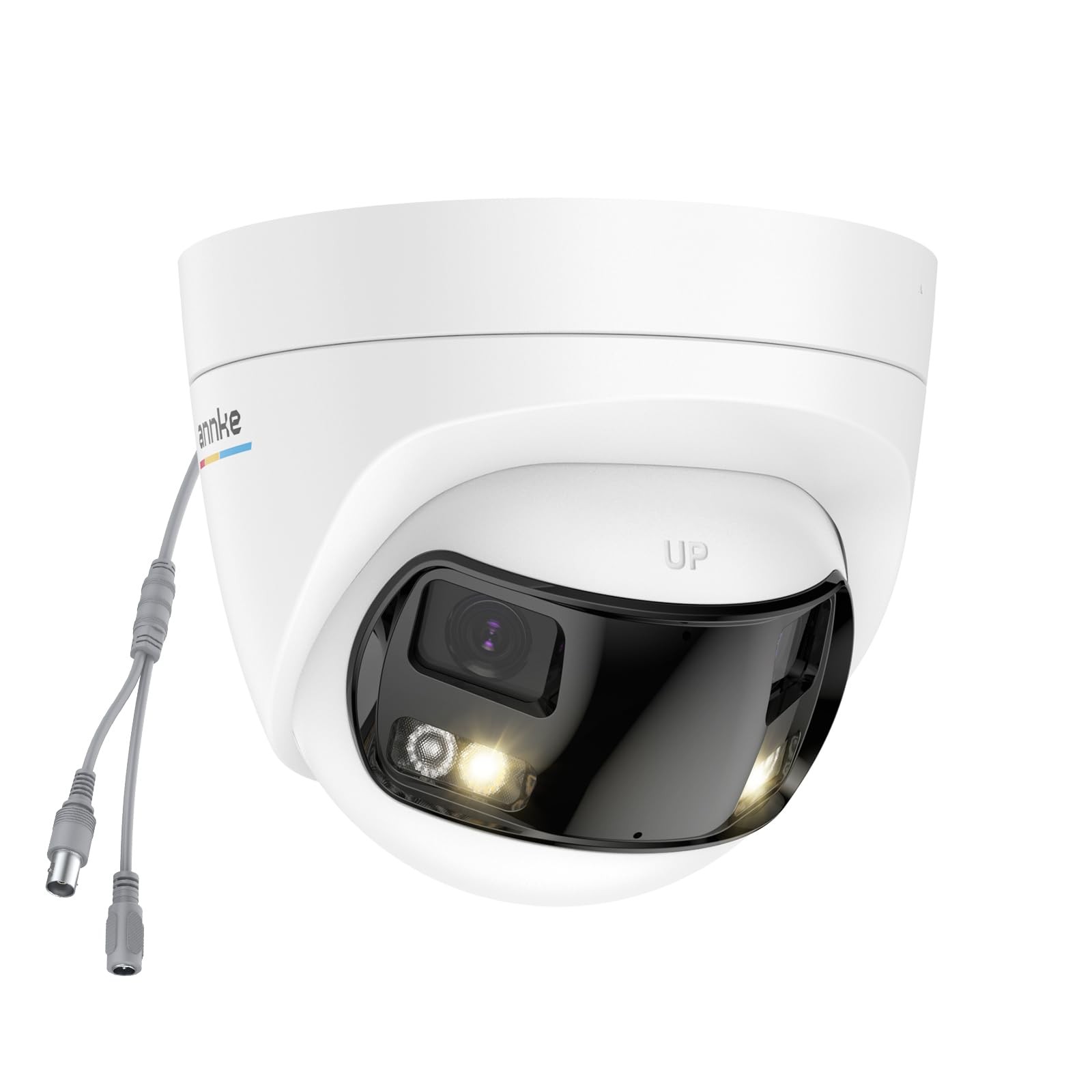 ANNKE 5MP Dual-Lens Security Camera Outdoor, Wired Add-On Dome White