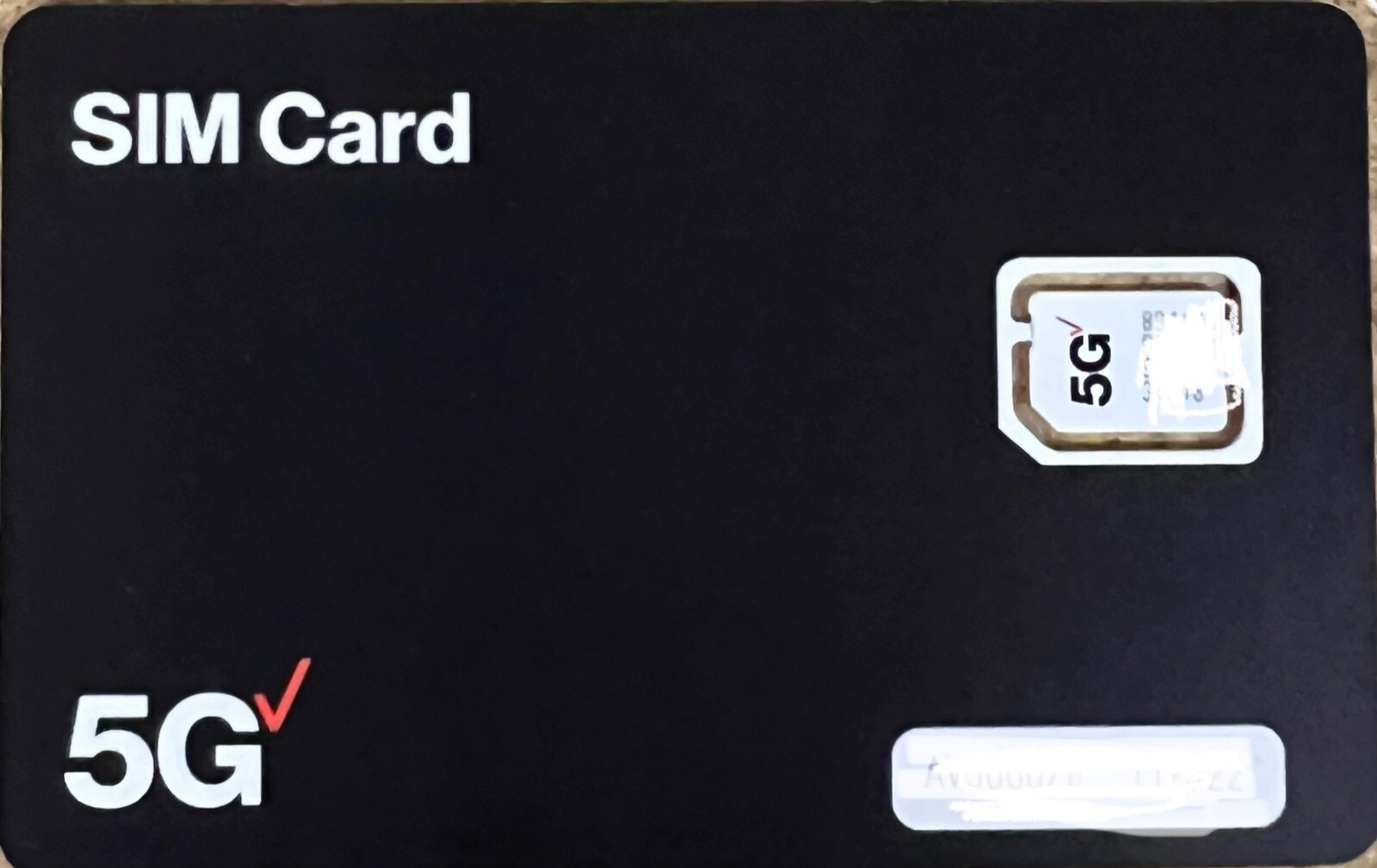 Lot of 2500 Verizon 5G SIM Card BULKSIM Nano Postpaid&Prepaid OPEN (45 cents ea)