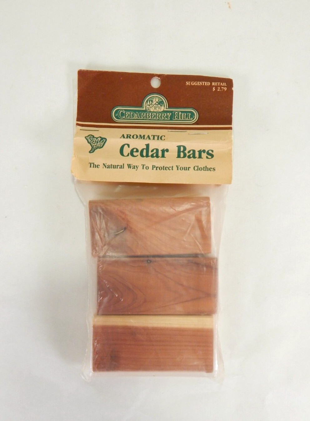 Cedarberry Hill Aromatic Cedar Bars 3 Pack Scent Blocks