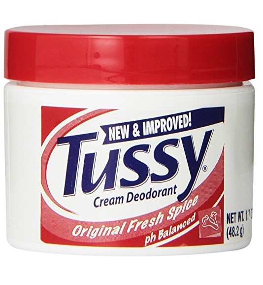 Tussy Deodorant Cream, Original - 1.7 Oz + Eyebrow Trimmer