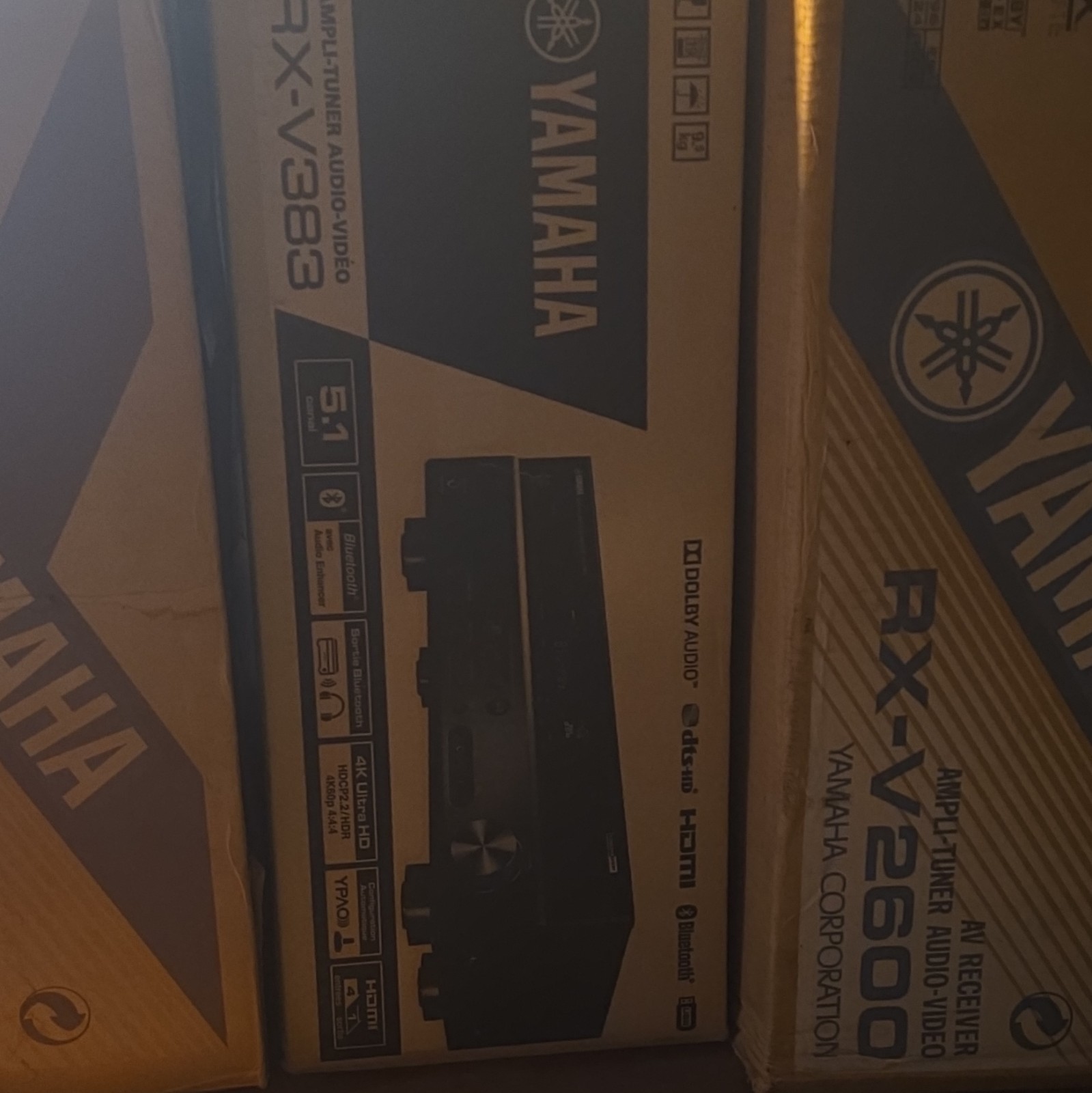 Yamaha RX-V383 5.1ch AV Receiver Bluetooth 4K HDMI YPAO Dolby/DTS