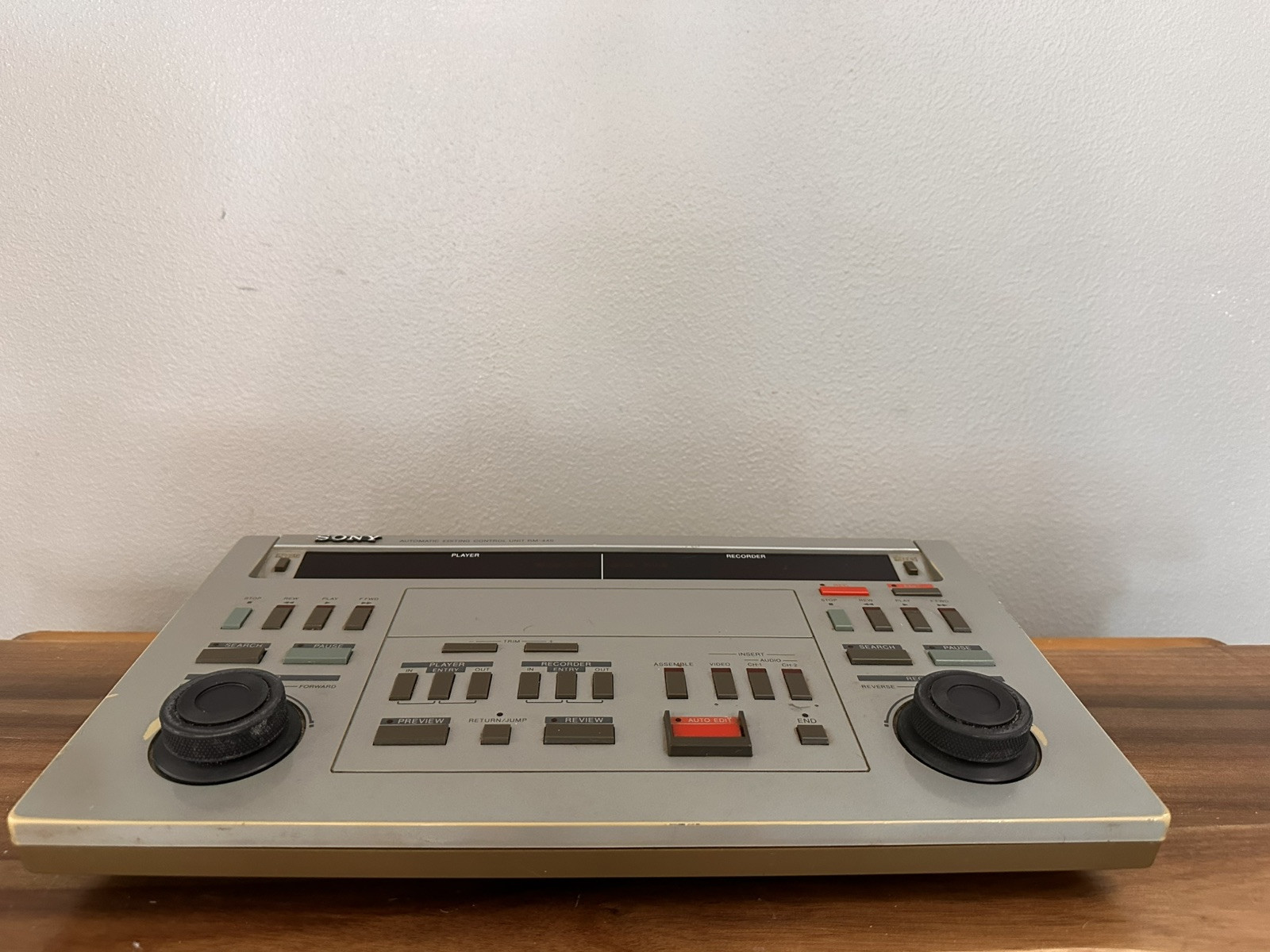 SONY Model RM-440 - Professional Video Automatic Editing Control Unit