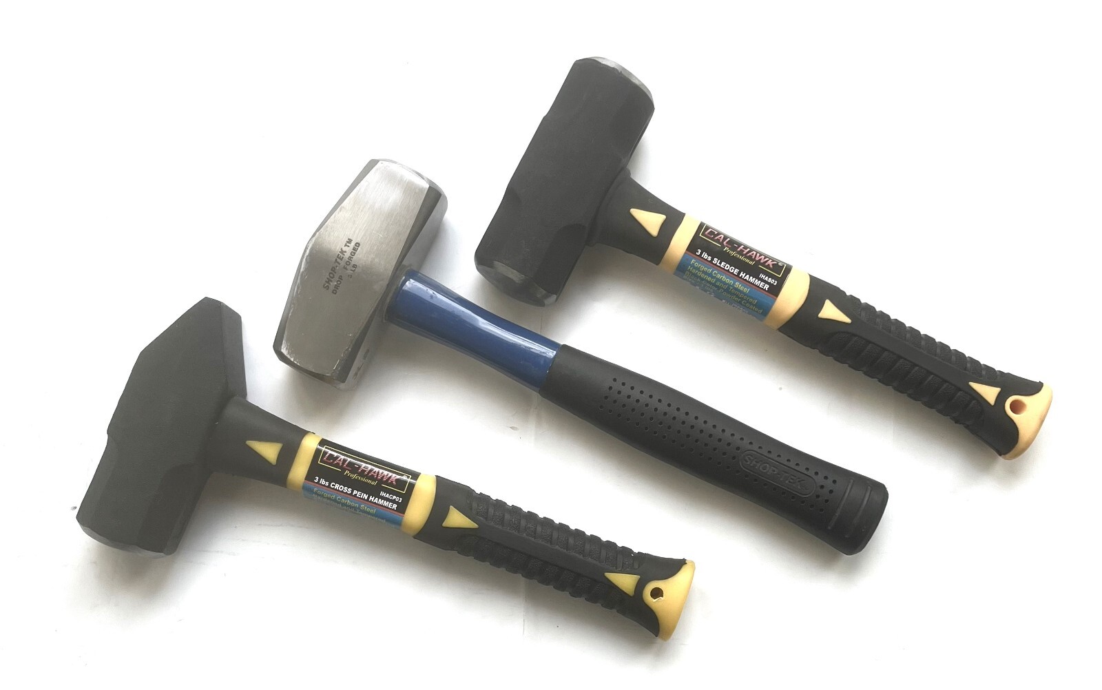 3-Pc 3 Lb Hammer Set ( 3Lb Sledge, 3.3Lb Drilling, 3Lb Cross Pein )