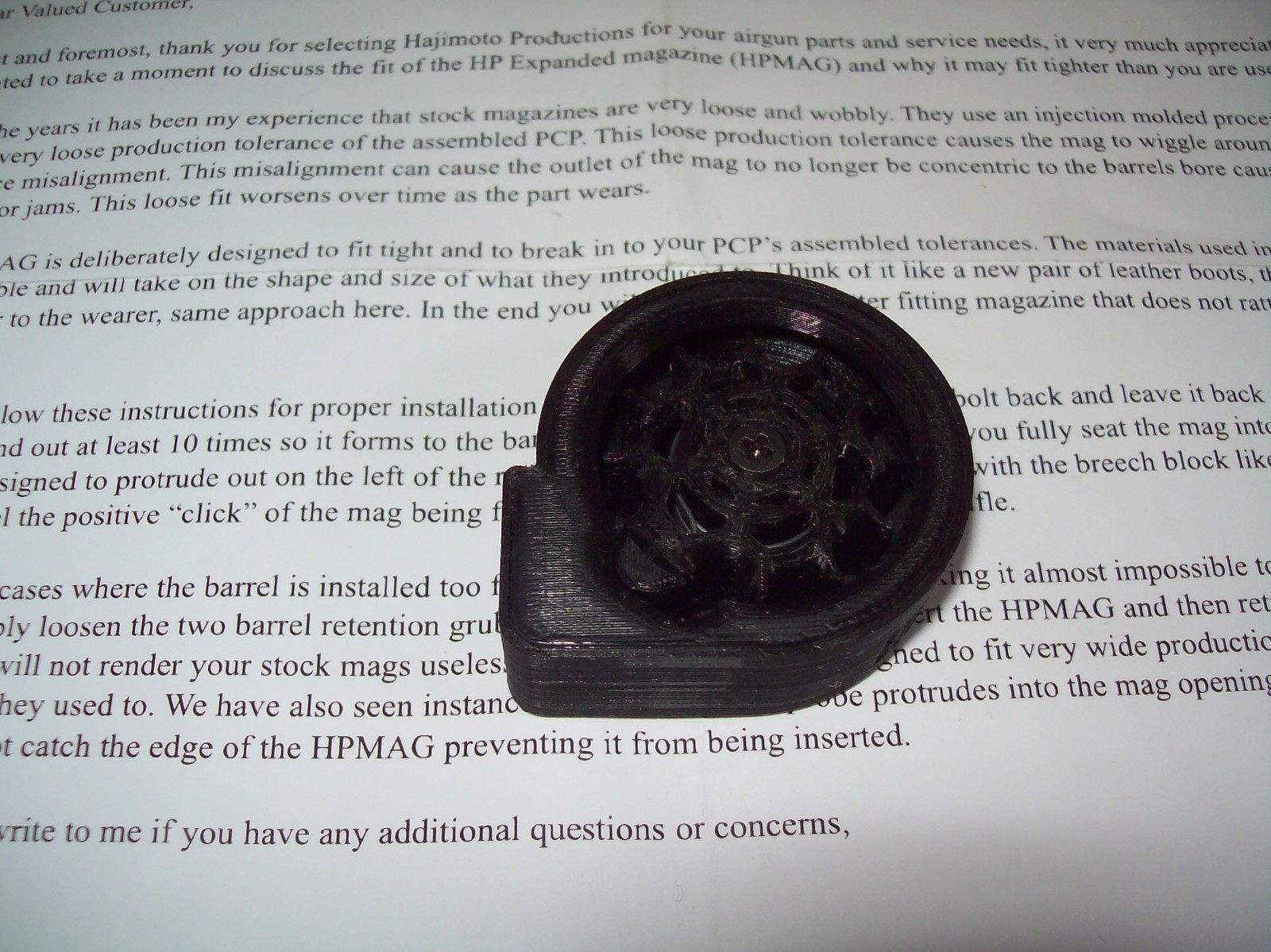 Hajimoto Umarex Gauntlet 1 Pellet Gun .25 Caliber Air Rifle 11 Round Magazine