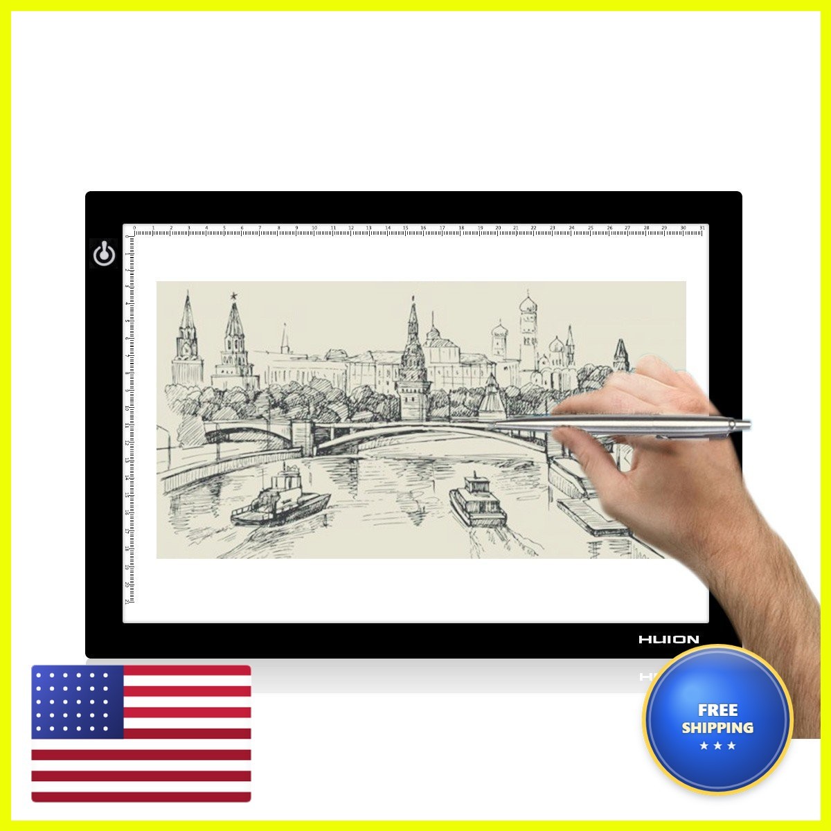 HUION L4S LED Light Box A4 Ultra-Thin USB Powered