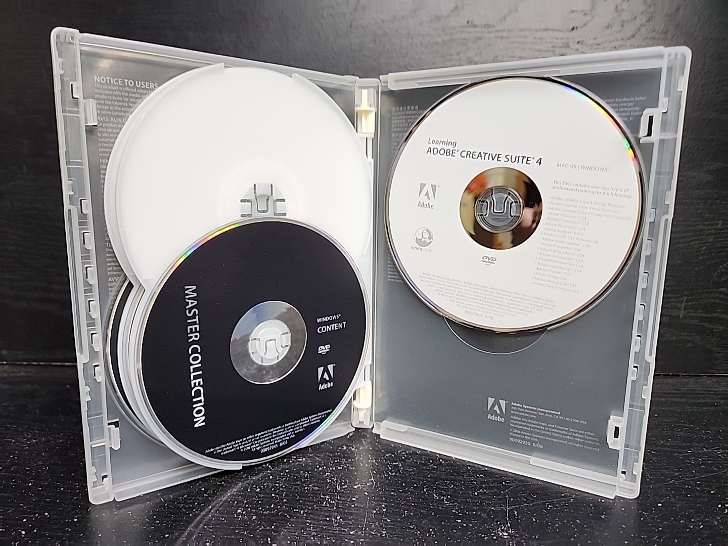 ADOBE CS4 CREATIVE SUITE 4 MASTER COLLECTION DVD (6 Discs) ~ Windows