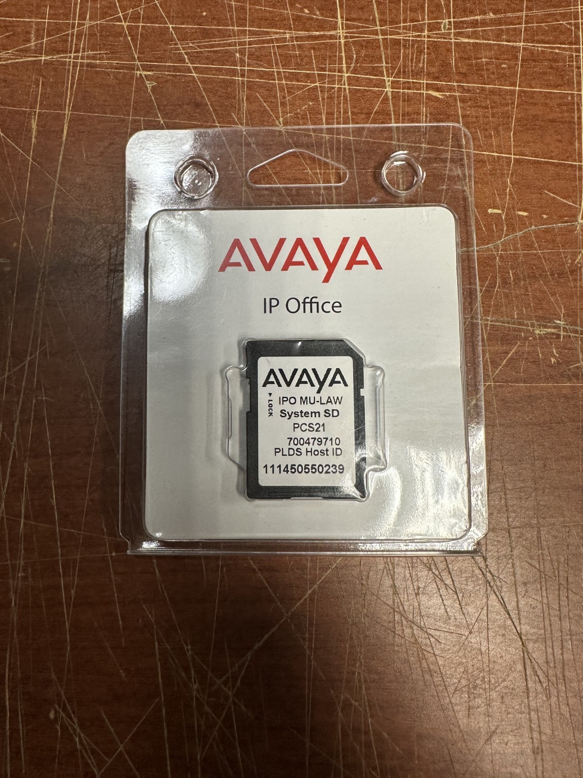 AVAYA IPO MU-LAW PCS22 SYSTEM SD Card  Avaya IP 500 V2 700479710  NEW