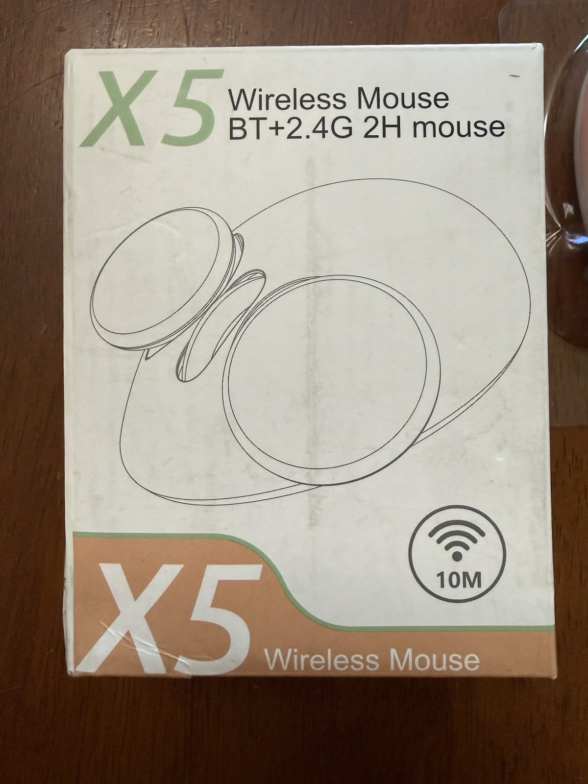 Neobella X5 Wireless BUFF Color Mice Shape BT+2.4G 2H Mouse