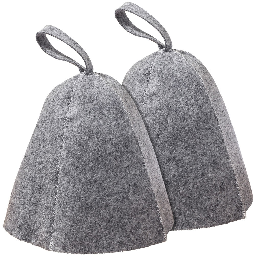 2 Pcs Bath Gift Banya Hat Sauna Supplies Accessories Caps for Russian