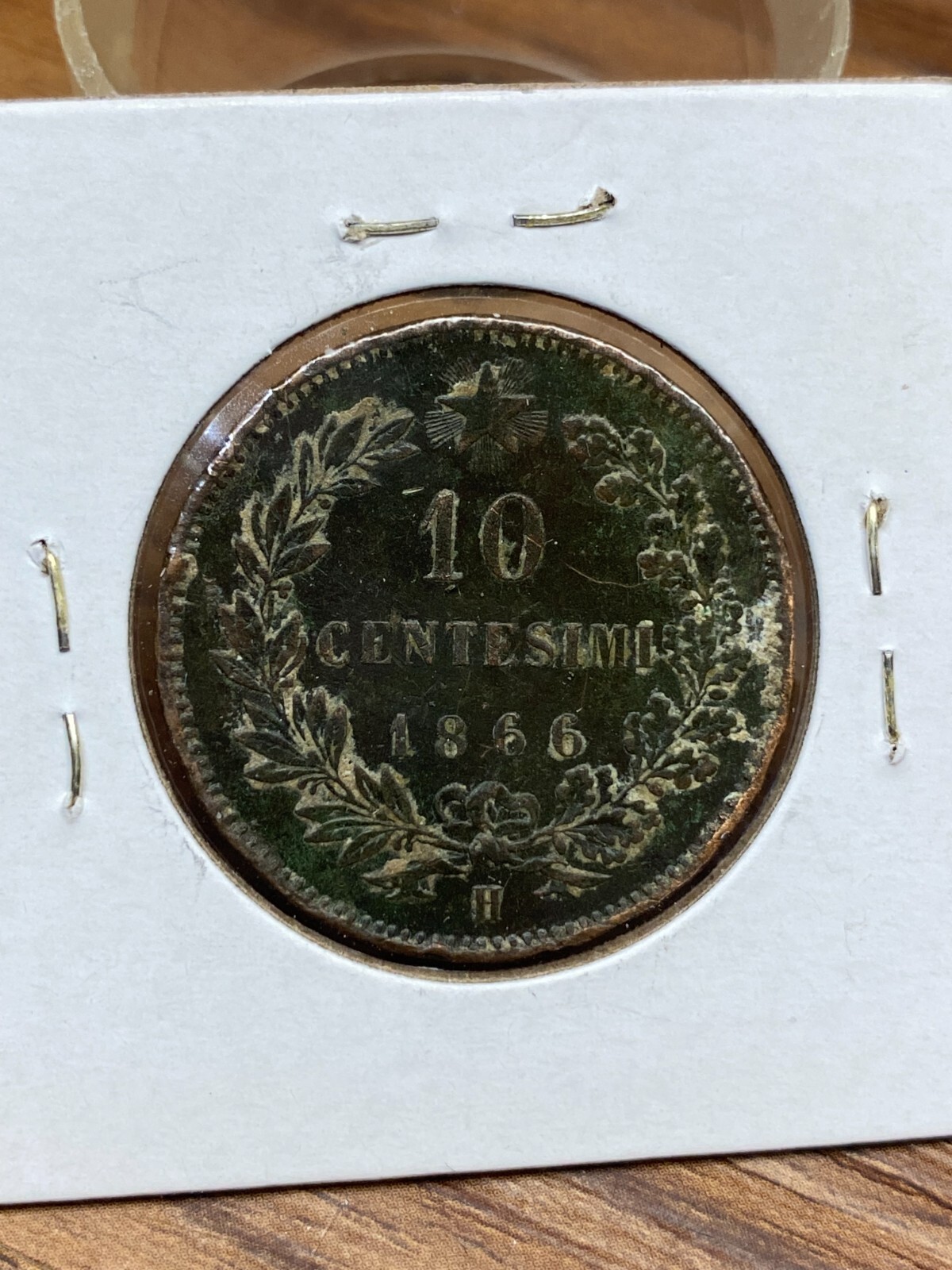 STORAGE UNIT FIND 1866 Italy 10 Centesimi Coin