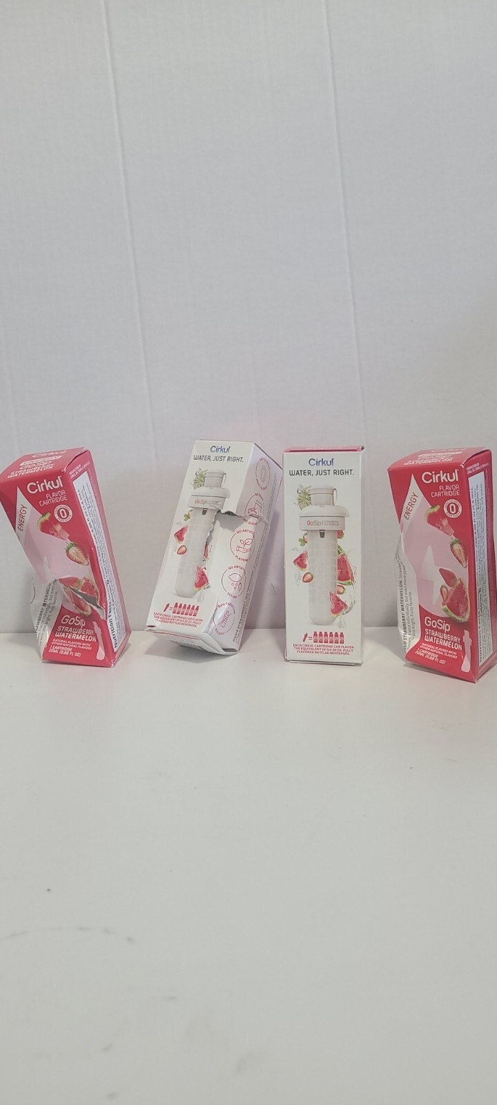 Cirkul Flavor Cartridge GoSip Strawberry  B Vitamins - 4 Pack BB 01/25