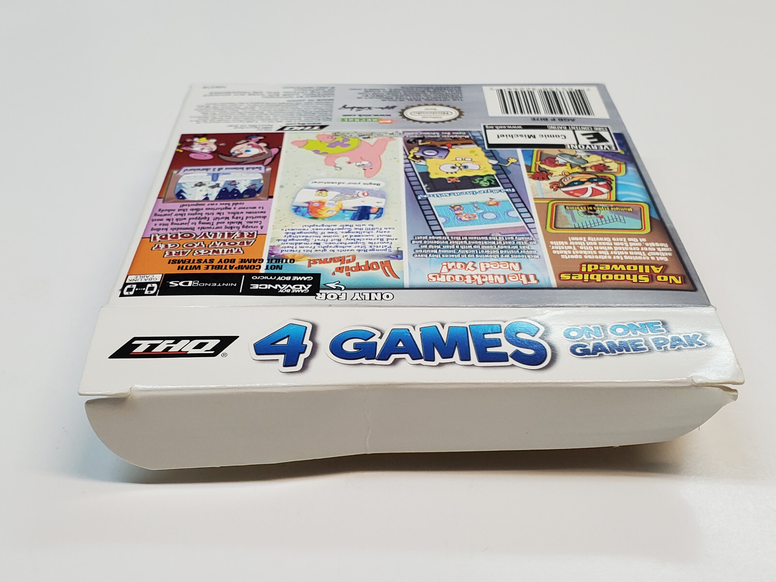 Nickelodeon 4 Games on One Game Pack GBA Authentic Box & Manual Only *