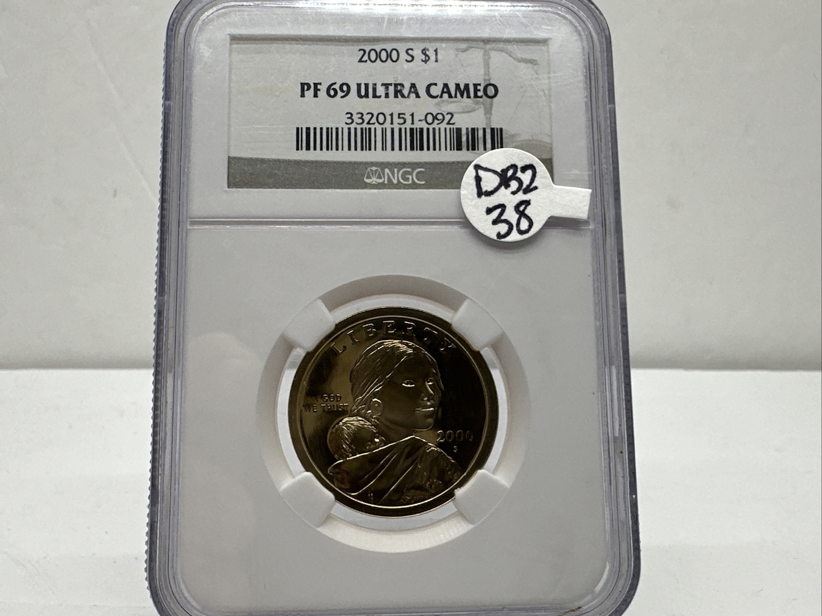 2000 S SACAGAWEA Proof NGC PF69 UC DB2-38