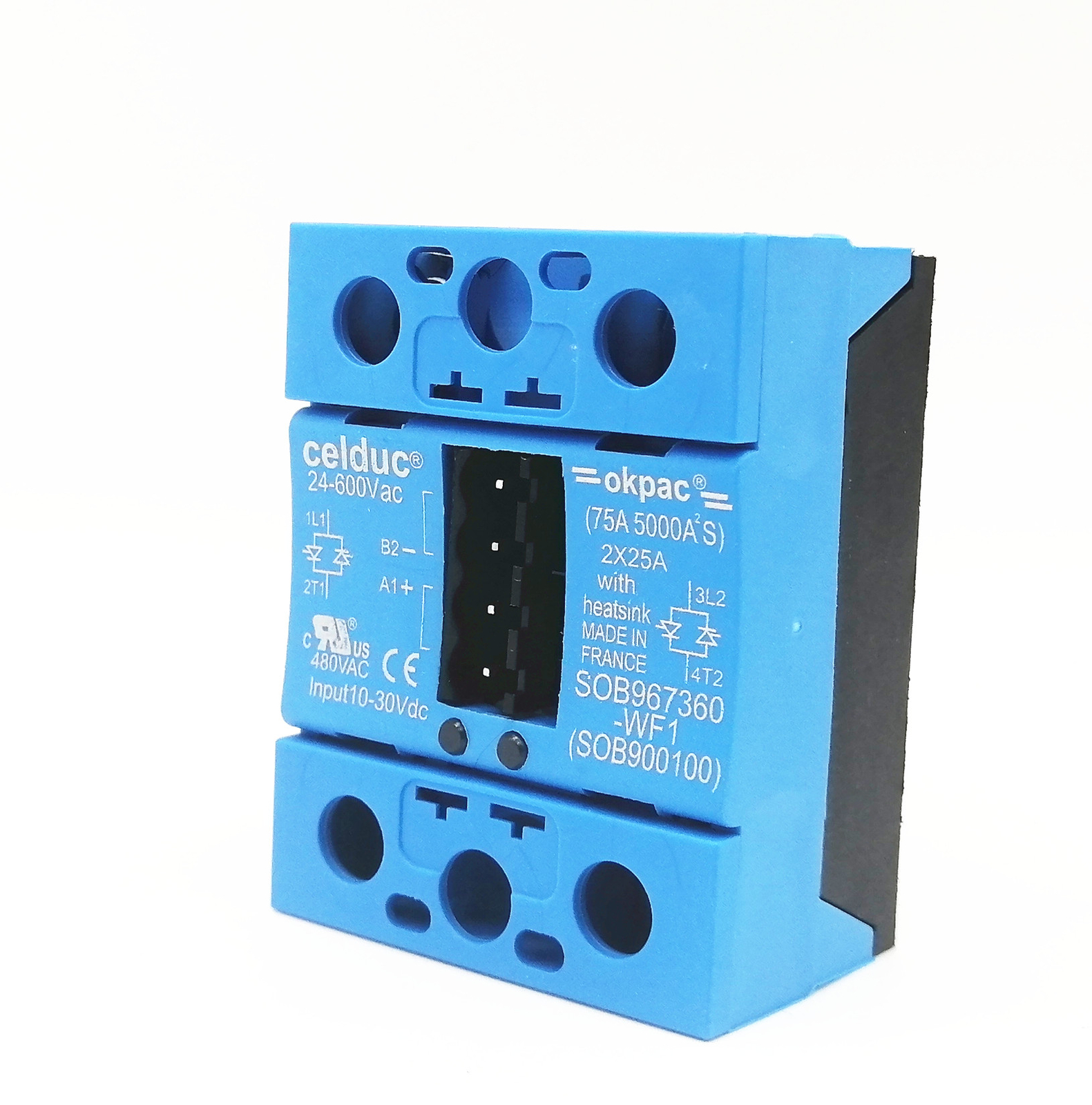 Celduc Solid State Relay SOB967360 -WF1(SOB900100) 2*25A