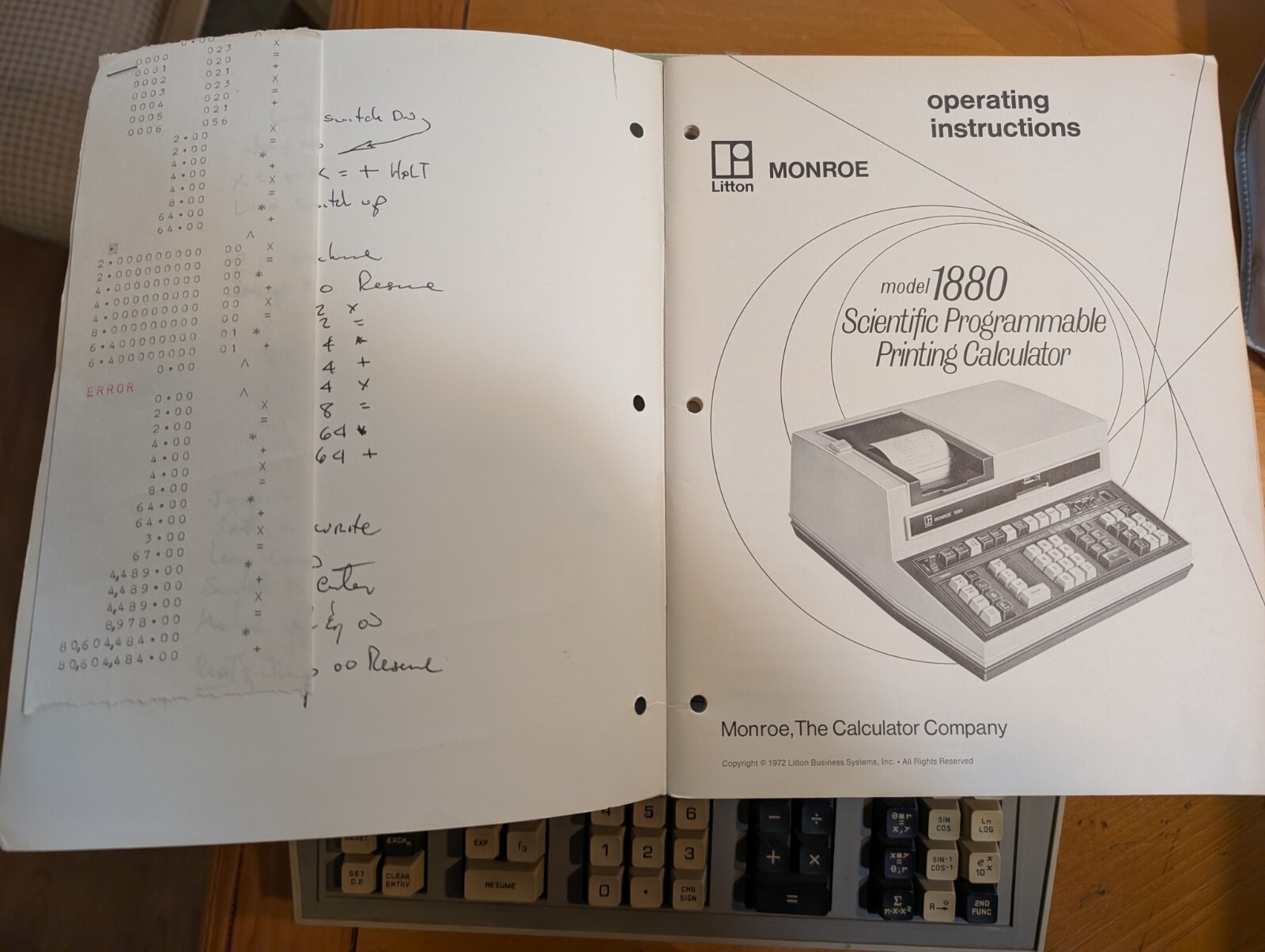 Compucorp 425G Scientist Programmable Printing Calculator Very Rare Computer