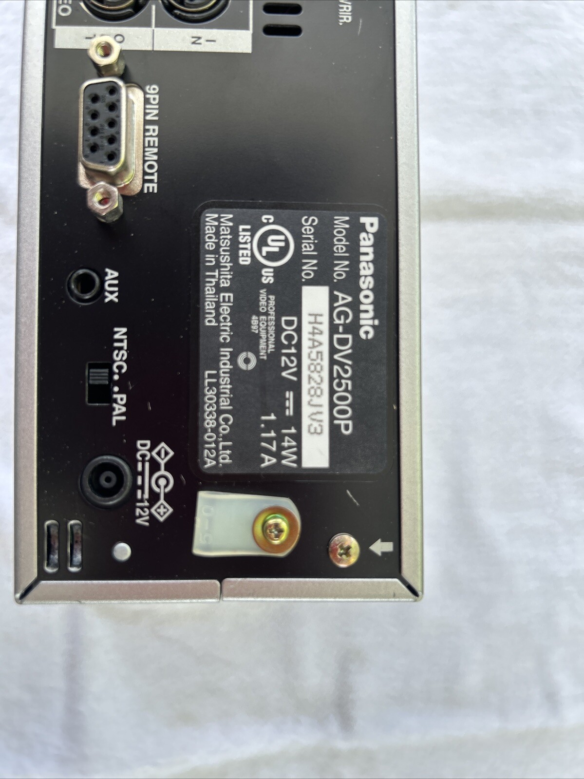 Panasonic AG-DV2500P NTSC/PAL