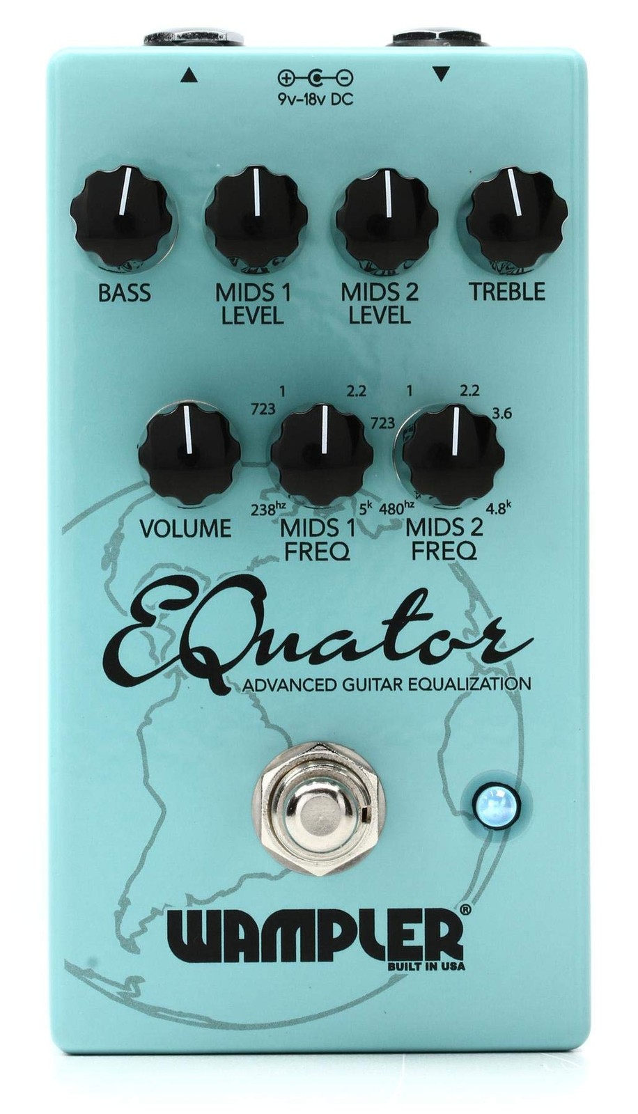 Wampler EQuator Advanced Audio Equalizer Guitar Effects Pedal