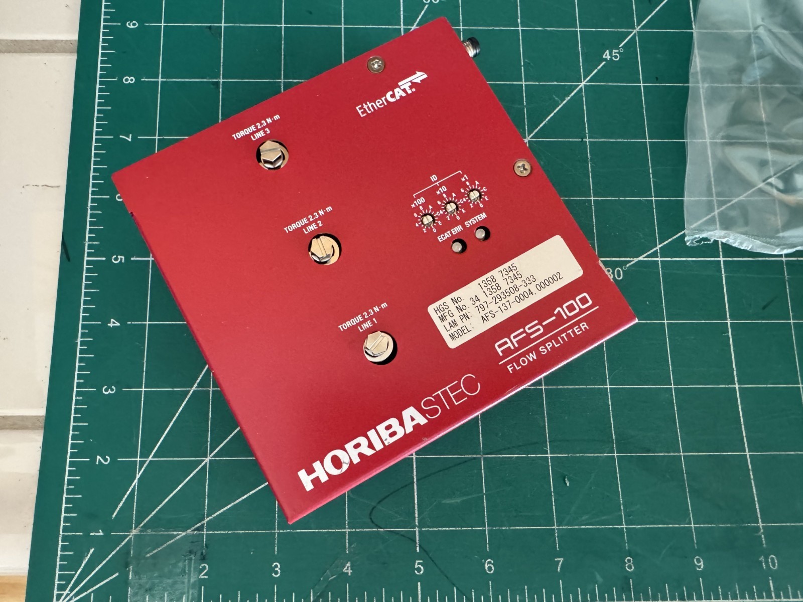 HORIBA STEC AFS-100 AFS-137M FLOW SPLITTER