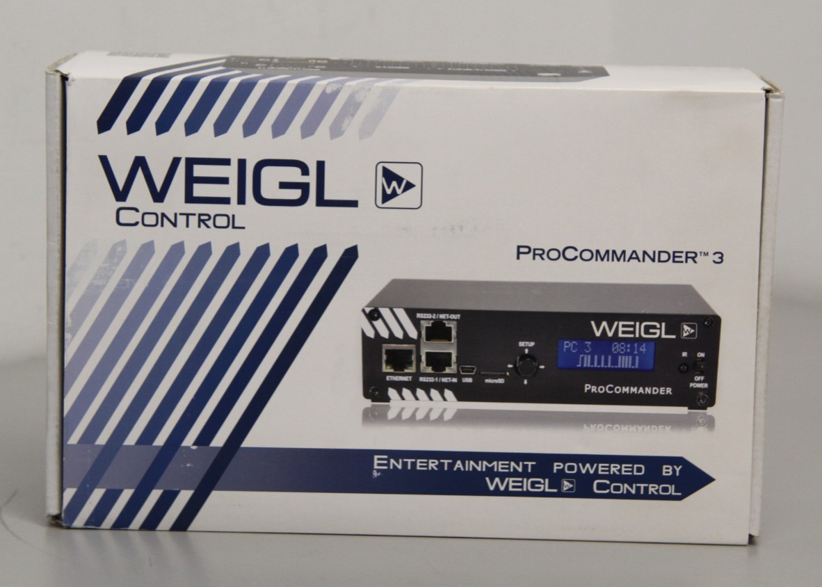 Brand New WEIGL Pro Commander 3 Comprehensive Show Control Solution
