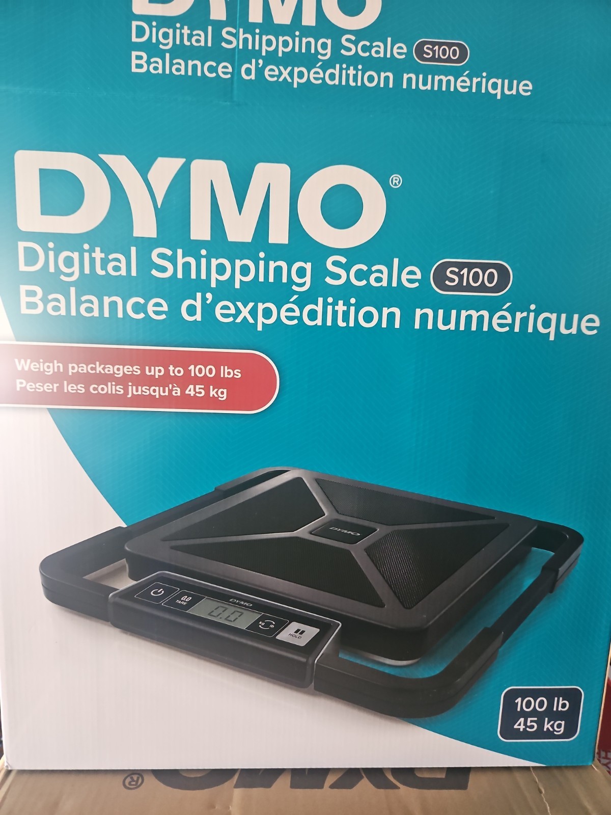 DYMO S100 Digital USB Shipping Scale 100 Pound Capacity Black Brand New in Box
