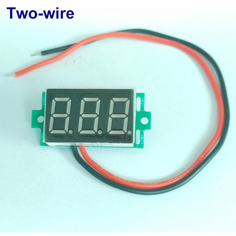 YB20 LED Mini Display Module DC 2.5V-30V DC2.8-30V Voltmeter Volt Panel Meter
