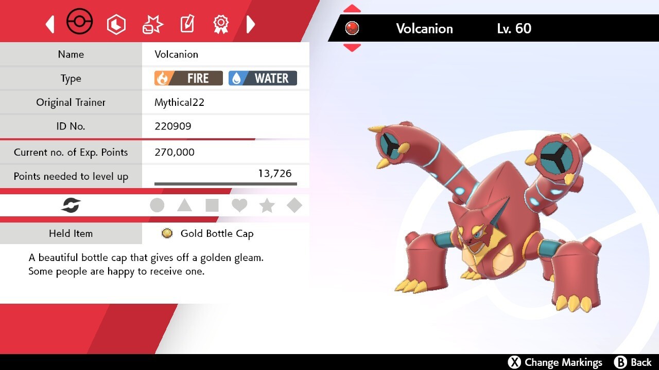 Mythical22 Event Volcanion For Pokemon Sword & Shield
