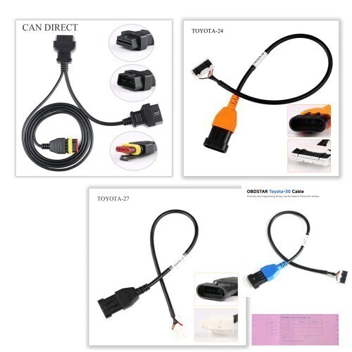 OBDSTAR CAN DIRECT KIT Cable TOYOTA-27 TOYOTA-24 With OBDSTAR Toyota-30 Cable